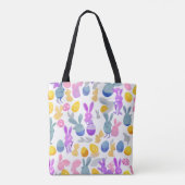 Tote Bag lapin avec oeufs de pâques (Dos)