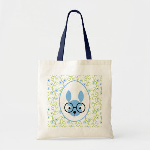 Tote Bag Lapin Avec Verres Ressort Floral