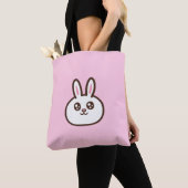 Tote Bag lapin caricature (De près)