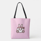 Tote Bag lapin caricature (Dos)