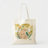 Tote Bag Lapin de chasse de Pâques mignon (Devant)