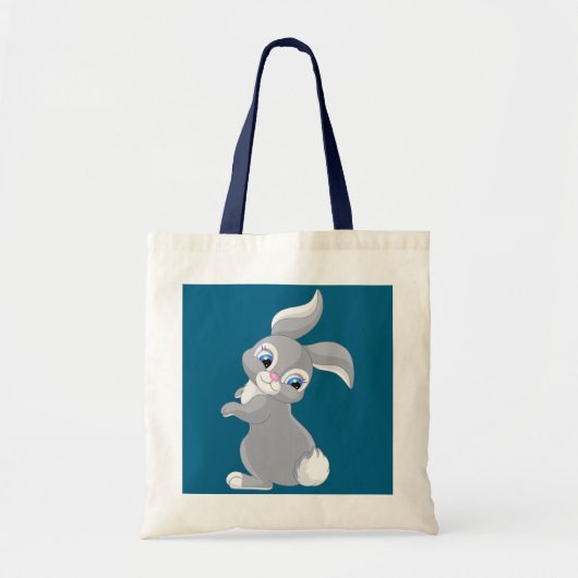 Tote Bag Lapin de dessin animé mignon (Devant)