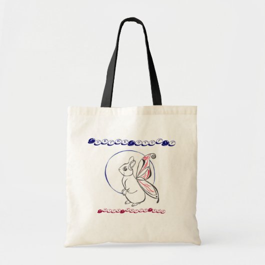 Tote Bag Lapin de féerie (Devant)