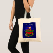 Tote Bag Lapin de Noël (Devant (produit))