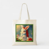 Tote Bag Lapin de Noël 2 (Dos)
