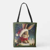 Tote Bag Lapin de Noël 4 (Dos)