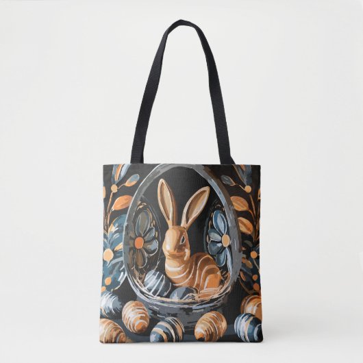 Tote Bag Lapin de Pâques (Devant)