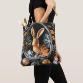 Tote Bag Lapin de Pâques (De près)