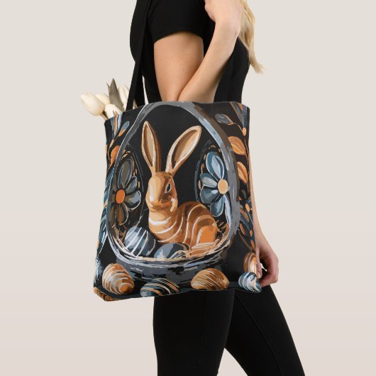 Tote Bag Lapin de Pâques (De près)