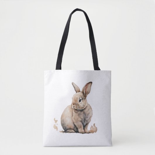 Tote Bag Lapin de Pâques (Devant)