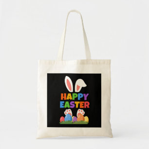 Tote Bag Lapin de Pâques heureux