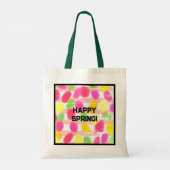 Tote Bag Lapin de Pâques Jelly Beans pastel Nom (Dos)