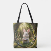 Tote Bag Lapin de Pâques mignon (Dos)