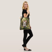 Tote Bag Lapin de Pâques mignon (Sur le modèle)