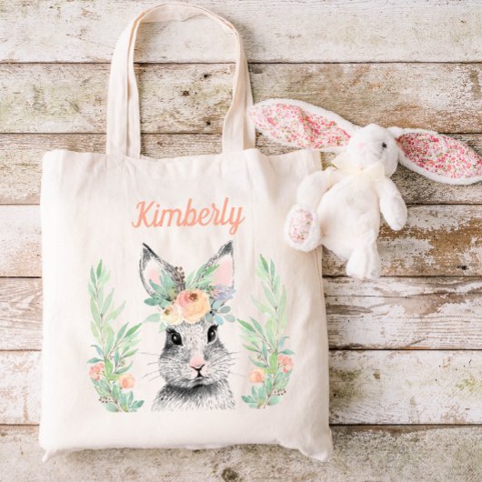 Tote Bag Lapin de Pâques personnalisé