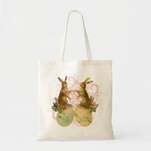 Tote Bag Lapin de Pâques vintage