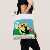 Tote Bag Lapin de printemps (De près)