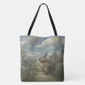 Tote Bag Lapin de printemps Op1 (Dos)