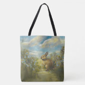 Tote Bag Lapin de printemps op2 (Devant)