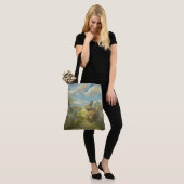 Tote Bag Lapin de printemps op2 (Sur le modèle)