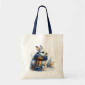 Tote Bag Lapin d'hiver (Devant)