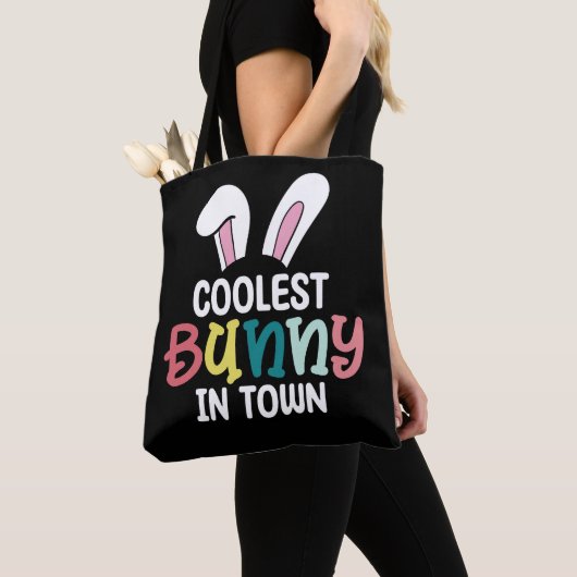 Tote Bag Lapin Le Plus Cool En Ville Lapin De Pâques Lapin  (De près)
