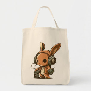 Tote Bag Lapin Mélodique : Un Voyage Musical