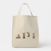 Tote Bag Lapin mignon  (Dos)