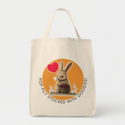 Tote Bag Lapin mignon  (Devant)