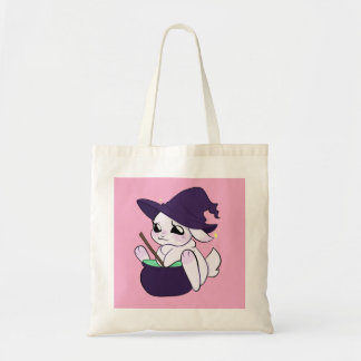 Tote Bag Lapin sorcière Halloween
