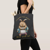 Tote Bag Lapin Têtu Devoir Avec Il Mignonne Adorable Drôle (De près)