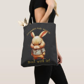 Tote Bag Lapin Têtu Devoir Avec Il Mignonne Adorable Drôle (De près)