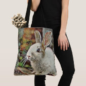 Tote Bag lapin toony (De près)