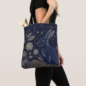 Tote Bag Lapin Whimsical (De près)