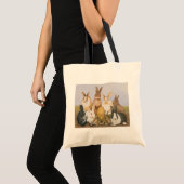 Tote Bag Lapins chanceux (Devant (produit))