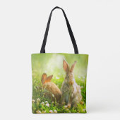Tote Bag Lapins de Pâques (Dos)