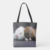 Tote Bag Lapins nains de Netherland (Dos)