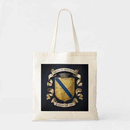 Tote Bag Laporte dit Saint Georges Armoiries 5 (Devant)