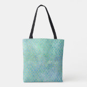 Tote Bag L'Aqua et l'or d'échelle de sirène "mon âme est (Dos)
