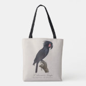 Tote Bag L'Ara Noir a Trompe / Palm Cockatoo (Dos)