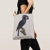 Tote Bag L'Ara Noir a Trompe / Palm Cockatoo (De près)