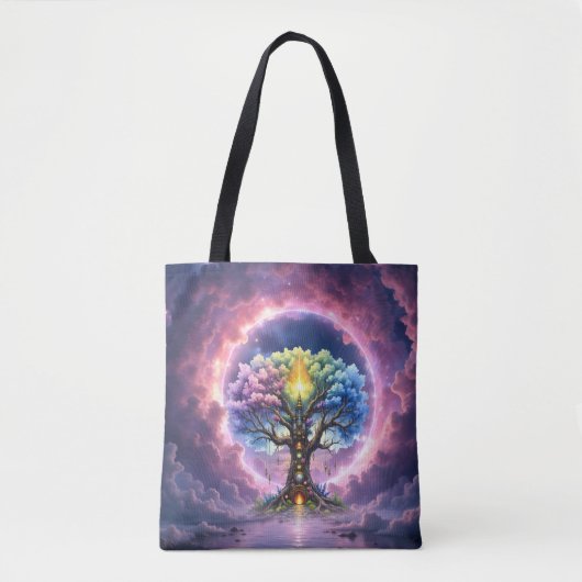 Tote Bag L'Arbre Céleste des Royaumes Éternels (Devant)