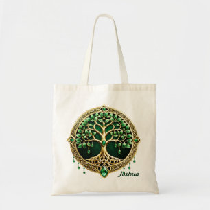 Tote Bag L'arbre de vie aux noeuds celtiques.