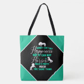 Tote Bag L'argent peut acheter Cheval Mint Green (Devant)