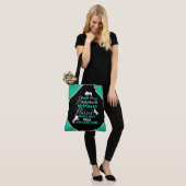 Tote Bag L'argent peut acheter Cheval Mint Green (Sur le modèle)