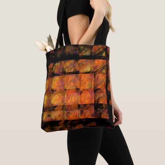 Tote Bag L'art Abstrait au mur (De près)