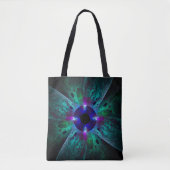 Tote Bag L'art Abstrait des yeux (Devant)