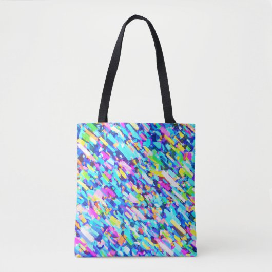 Tote Bag L'art Abstrait en arc-en-ciel (Devant)