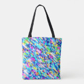 Tote Bag L'art Abstrait en arc-en-ciel (Dos)