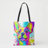 Tote Bag L'art chiot franco-bulgare (Devant)